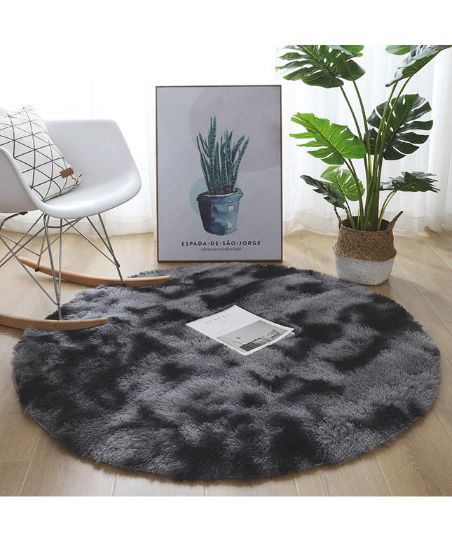 Super Plush Silk Wool Round Rug – Multiple Colours and Sizes