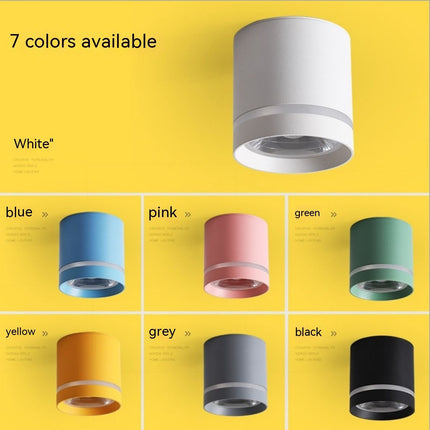 Macaron LED Downlight – Colourful Ceiling & Aisle Spotlight | Ikeame