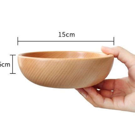 Japanese Wooden Bowl Set | Beech Wood Dining Bowls