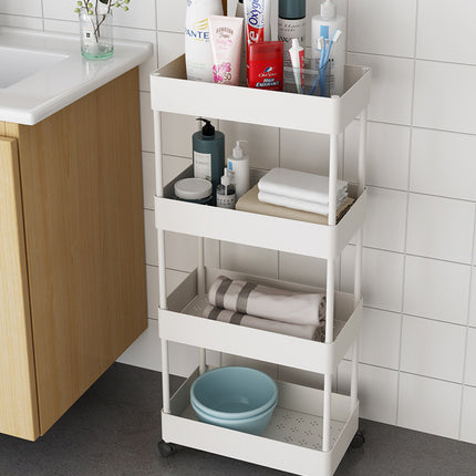 Modern Multi-Layer Plastic Storage Shelves – 3, 4, 5 Tier & Corner Options