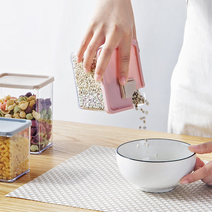 Transparent Kitchen Storage Boxes Stackable Organisers