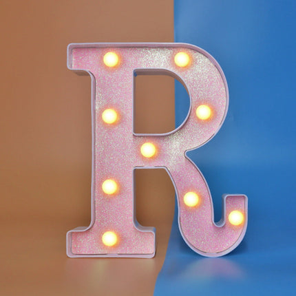 Night Light English Letter Lamp Birthday Party
