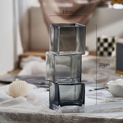 Handmade Irregular Glass Vase | Modern Luxury Decorative Vase
