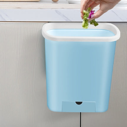 Wall-Mounted Trash Can 🗑️ – Built-In Bag Dispenser, Space-Saving Bin