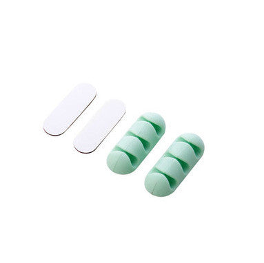 Silicone Cable Clips – Pastel Wire Organiser for Desk