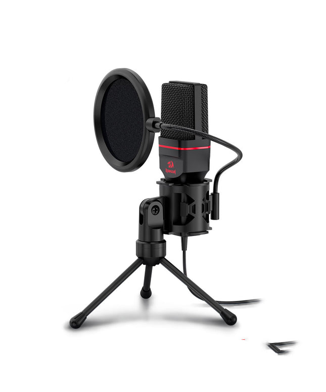 Condenser Microphone with Tripod – Studio-Quality Plug & Play Mic | Ikeame