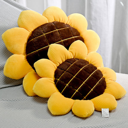 Sunflower Plush Cushion | Soft Flower Sofa Pillow