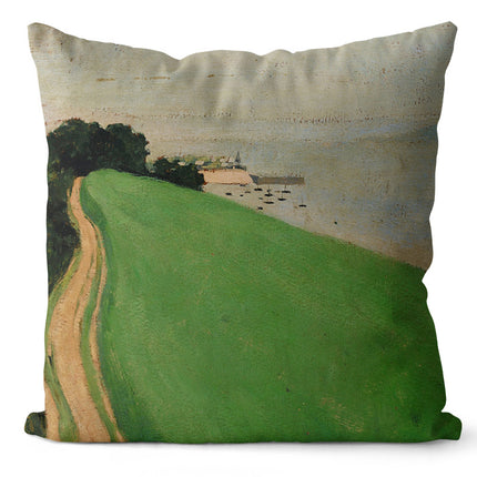 Art Oil Painting Cushion Cover – 45x45cm Scenic Designs