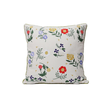 Embroidered Plant & Flower Cushion Covers – 16 Embroidered Designs 🌿🌸