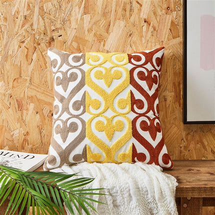 Geometric Embroidered Cushion Covers - 29 Designs | Modern Nordic Pillowcases
