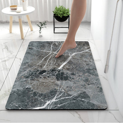 Diatom Mud Absorbent Pad Rectangular Bathroom Floor Mat