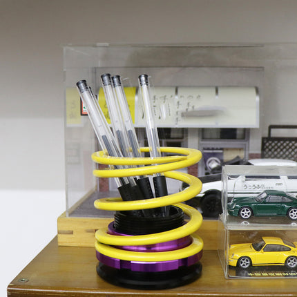 Shock Absorber Pen Holder – Spring Desk Toy & Organiser