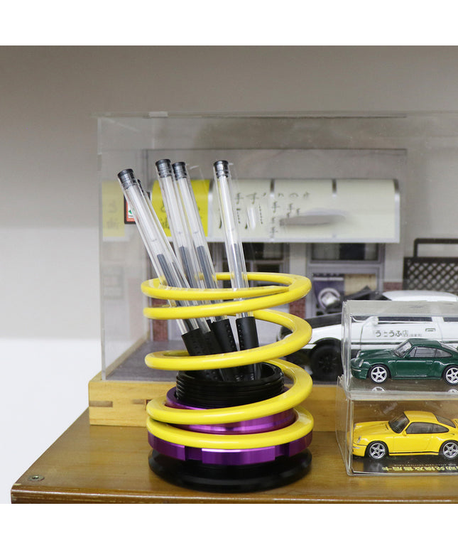 Shock Absorber Pen Holder – Spring Desk Toy & Organiser