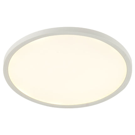 Modern Ceiling Light with Remote Control – 24W Round LED (29cm, White or Black Frame, 4 Styles)