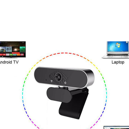 HD 1080P Webcam – USB Video Camera with Mic & Auto Light Correction | Ikeame