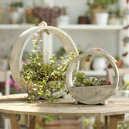 Wooden Flower Stand – Indoor & Outdoor | Tower or Round, Large or Small