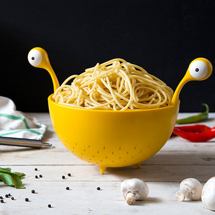 Googly Eyes Salad Spoon & Colander Set | Fun Kitchen Accessories