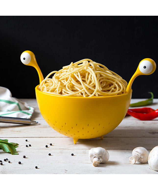 Googly Eyes Salad Spoon & Colander Set | Fun Kitchen Accessories