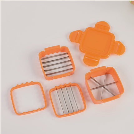 Multifunctional Vegetable Cutter – Press & Slice Kitchen Gadget