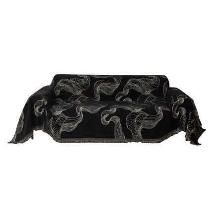 Chenille Sofa Cover | Patterned Couch Throw Protector