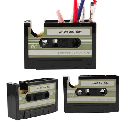 📼 Cassette Tape Desk Organiser – Retro Style, Modern Function