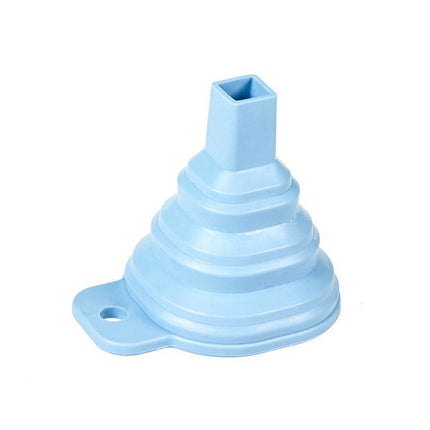 Foldable Silicone Square Funnel – Compact Kitchen Tool