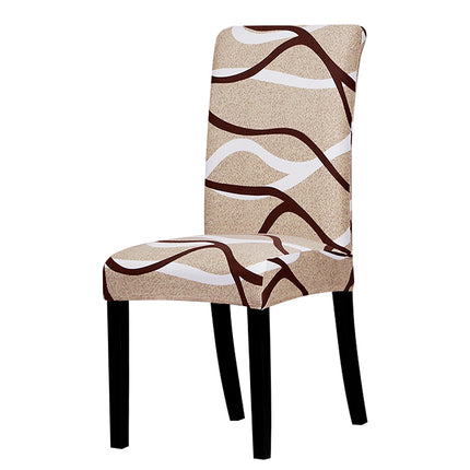 Stretch Dining Chair Covers | Elastic Printed Chair Slipcovers