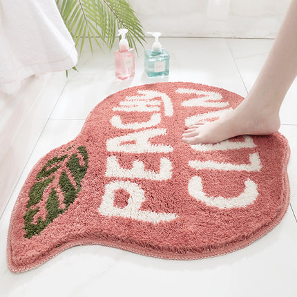 Fruit Bathroom Mat | Peach & Lemon Non-Slip Bath Rug