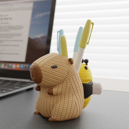 Capybara Pen Holder - Cute Desktop Storage Box
