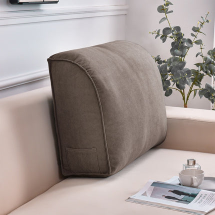 Supportive Backrest Pillow – Elegant Comfort in Smokey Grey, Luxury Blue and Pink