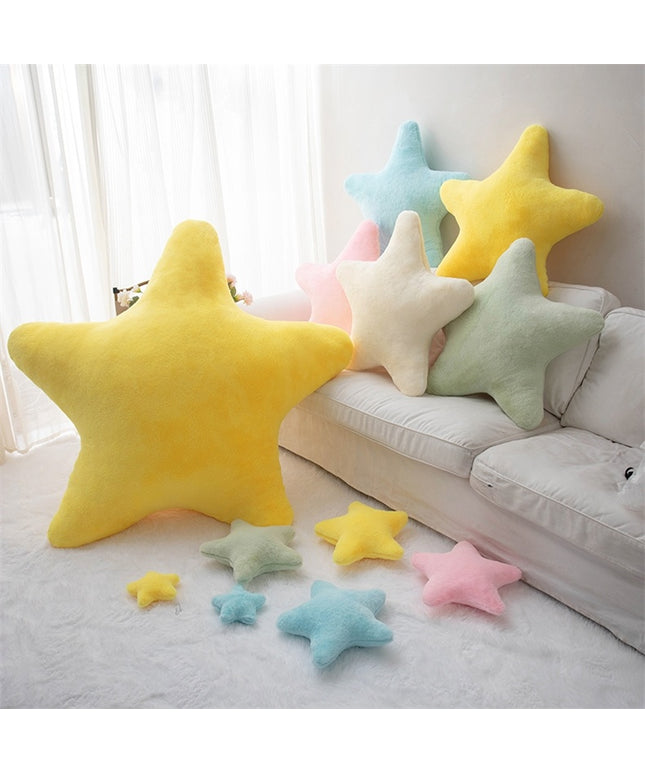 Super Soft Star Pillow – Cream or Sage Green | Cosy & Cute Cushion