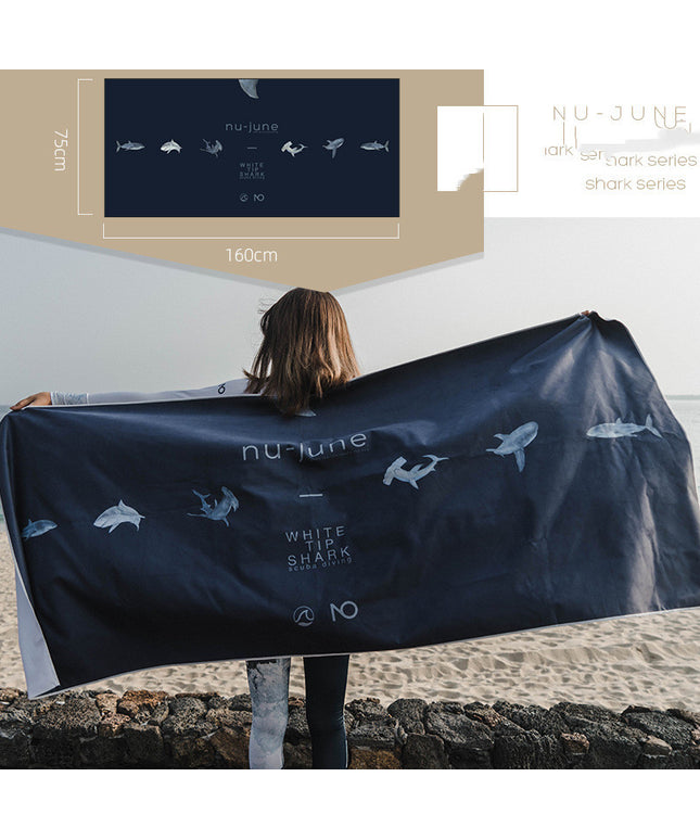Quick-Drying Microfibre Bath Towel – Lightweight Beach & Home Towel | Ikeame