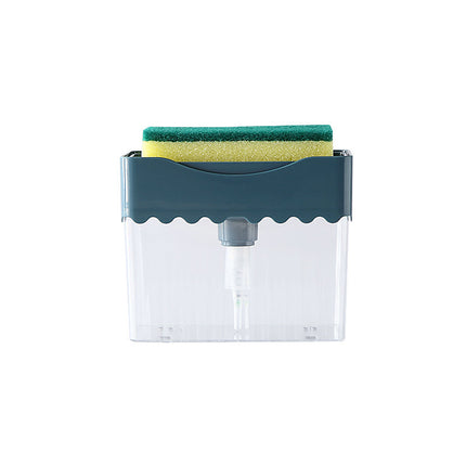 2-in-1 Kitchen Soap Dispenser with Sponge – Cleaning Box | Ikeame