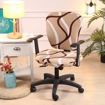 Office Chair Cover Set Stretch | Washable Seat & Back Covers