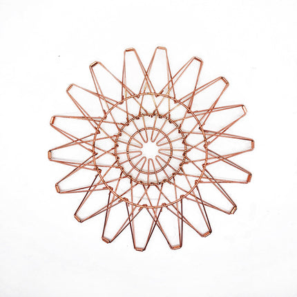 Copper Foldable Fruit Basket 🥭 – Multi-Shape Stainless Steel