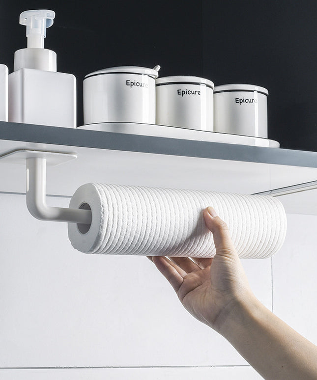 Nail-Free Wall Hooks – White ABS | Damage-Free Hanging Solution