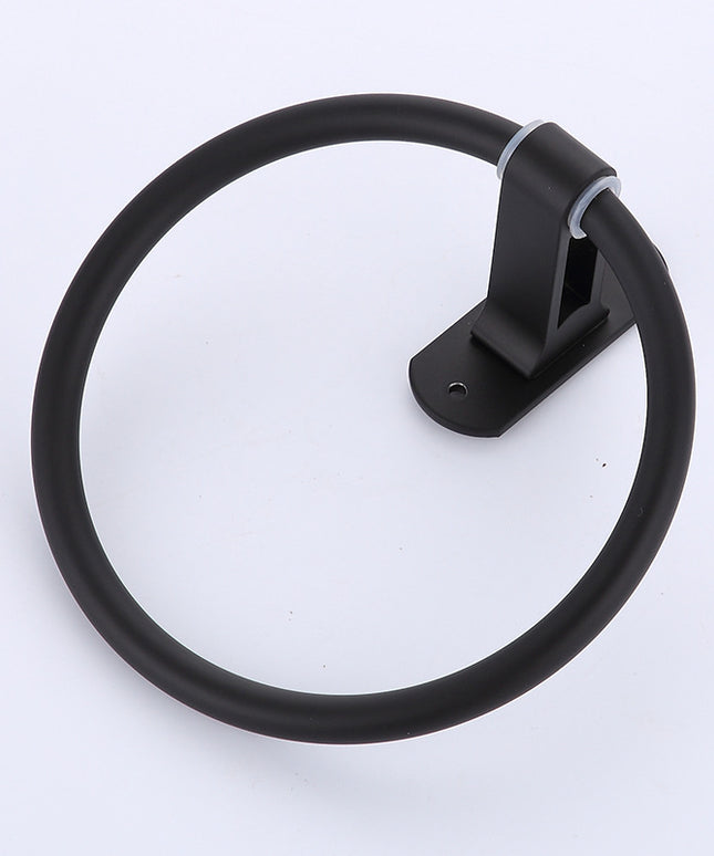 Non-Perforated Towel Ring Bathroom Towel Rack