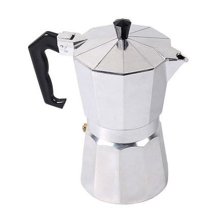 Octagonal Stove-Top Coffee Maker – Stainless Steel Espresso Pot up to 600ml