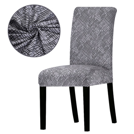 Stretch Dining Chair Covers | Elastic Printed Chair Slipcovers