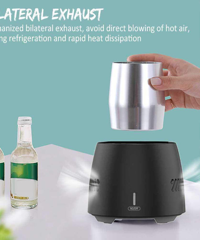 Portable Fast Cooling Cup | Electronic Drink Cooler for Beer & Coffee