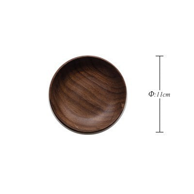 Luxury Dark Wood Plates & Serving Trays – Handcrafted Dinnerware | 11–20 cm