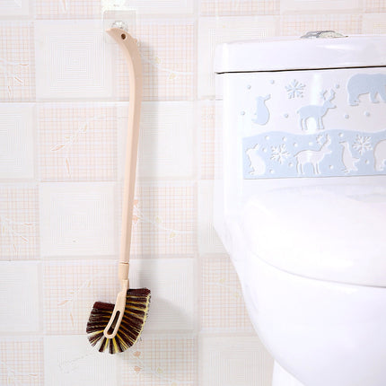 Imitation Wood Toilet Brush – Long Handle Bathroom Cleaner | Ikeame