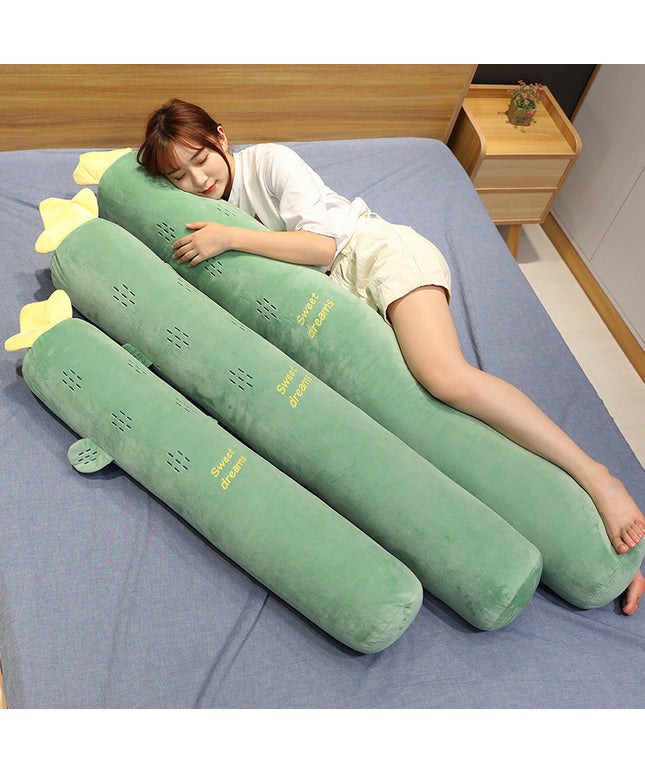 Super Fun Cylindrical Plush Pillows – Carrot, Strawberry and Cactus Designs 🥕🍓🌵