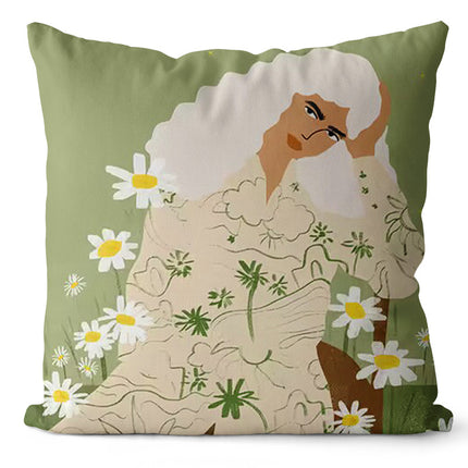 Art Oil Painting Cushion Cover – 45x45cm Scenic Designs