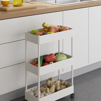 Modern Multi-Layer Plastic Storage Shelves – 3, 4, 5 Tier & Corner Options