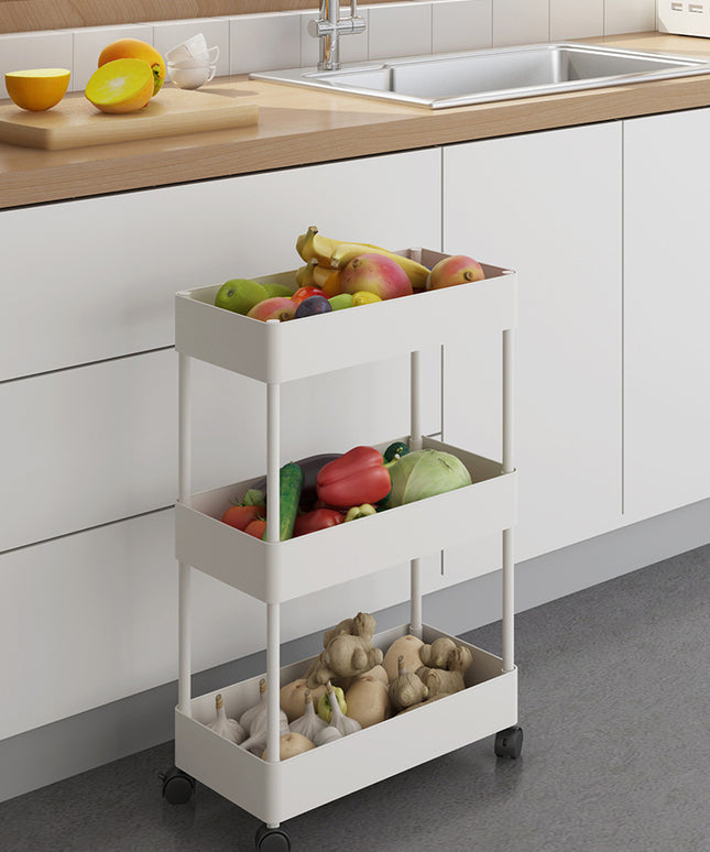 Modern Multi-Layer Plastic Storage Shelves – 3, 4, 5 Tier & Corner Options