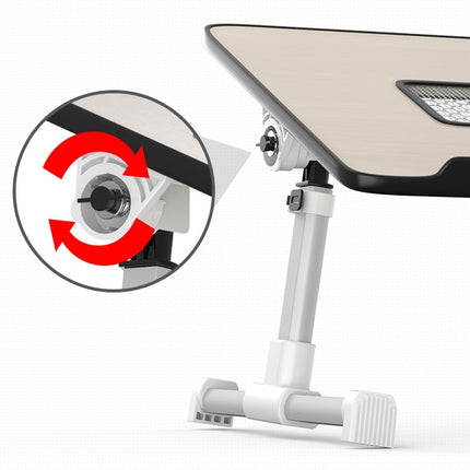 🛏️ Adjustable Laptop Bed Table – Comfort Meets Productivity