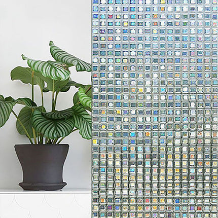 Frosted Privacy Window Film | Electrostatic Bathroom Glass Cover