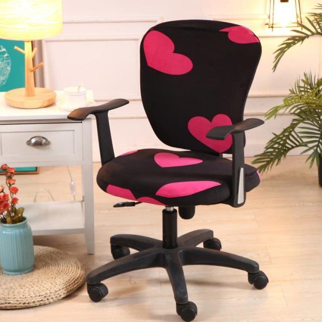 Office Chair Cover Set Stretch | Washable Seat & Back Covers