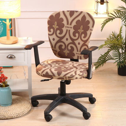 Office Chair Cover Set Stretch | Washable Seat & Back Covers
